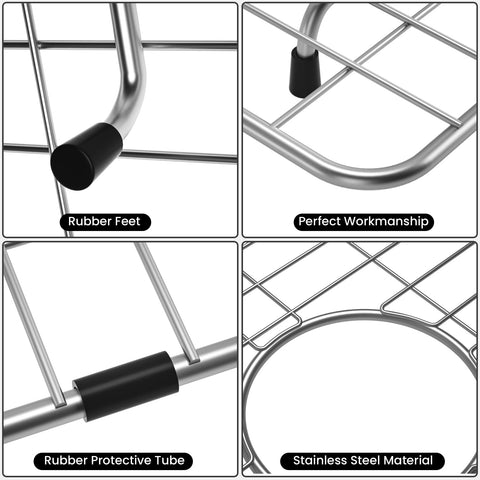 Vaucatu Sink Grid stainless steel construction ensures long-lasting performance in busy kitchens
