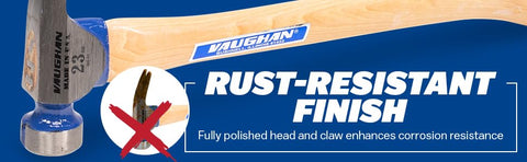 Vaughan CF2 hatchet-eye design aids balanced one-handed work.