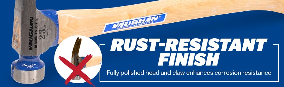 Vaughan CF2-HC American-made hammer emphasizes durability and pride