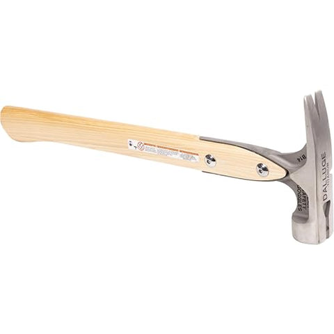 Vaughan Dalluge 16oz titanium hammer magnetic nail holder for one-handed nail starts.