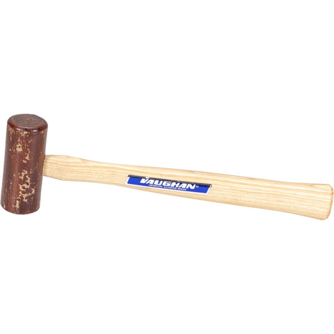 Vaughan Rawhide mallet in a workshop ready for precise assemblies.