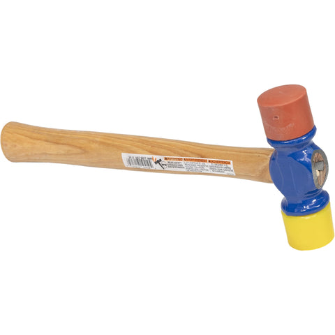 Vaughan Soft Face Hammer handle detail with weather lacquer finish