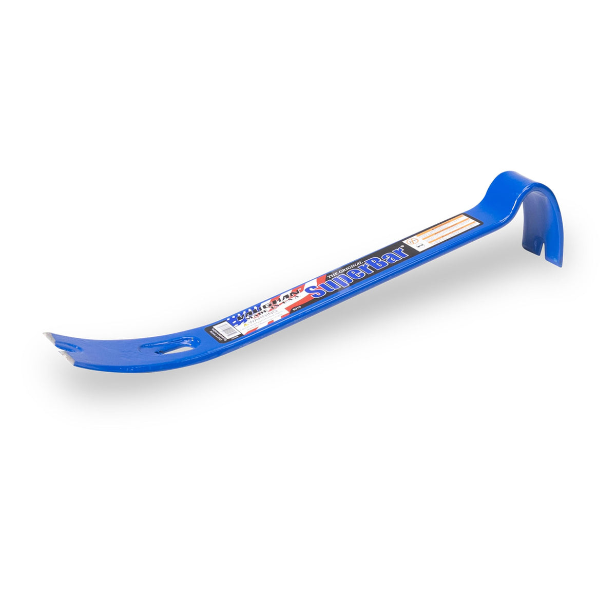 Vaughan Superbar 15-inch pry bar showing strong leverage for demanding prying tasks