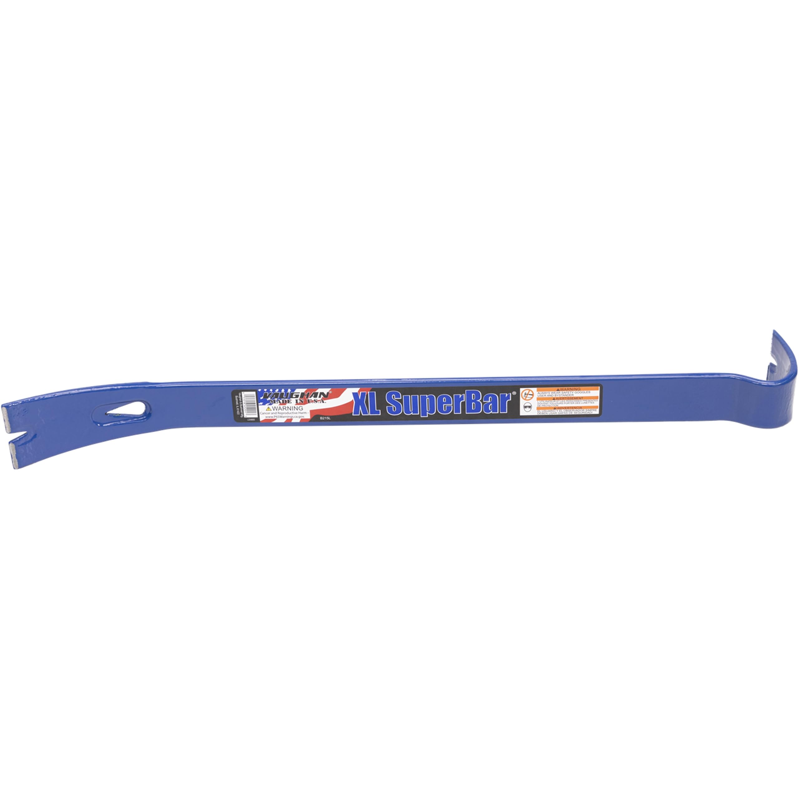 The 15inch Vaughan Superbar pry bar balances reach and control on complex jobs