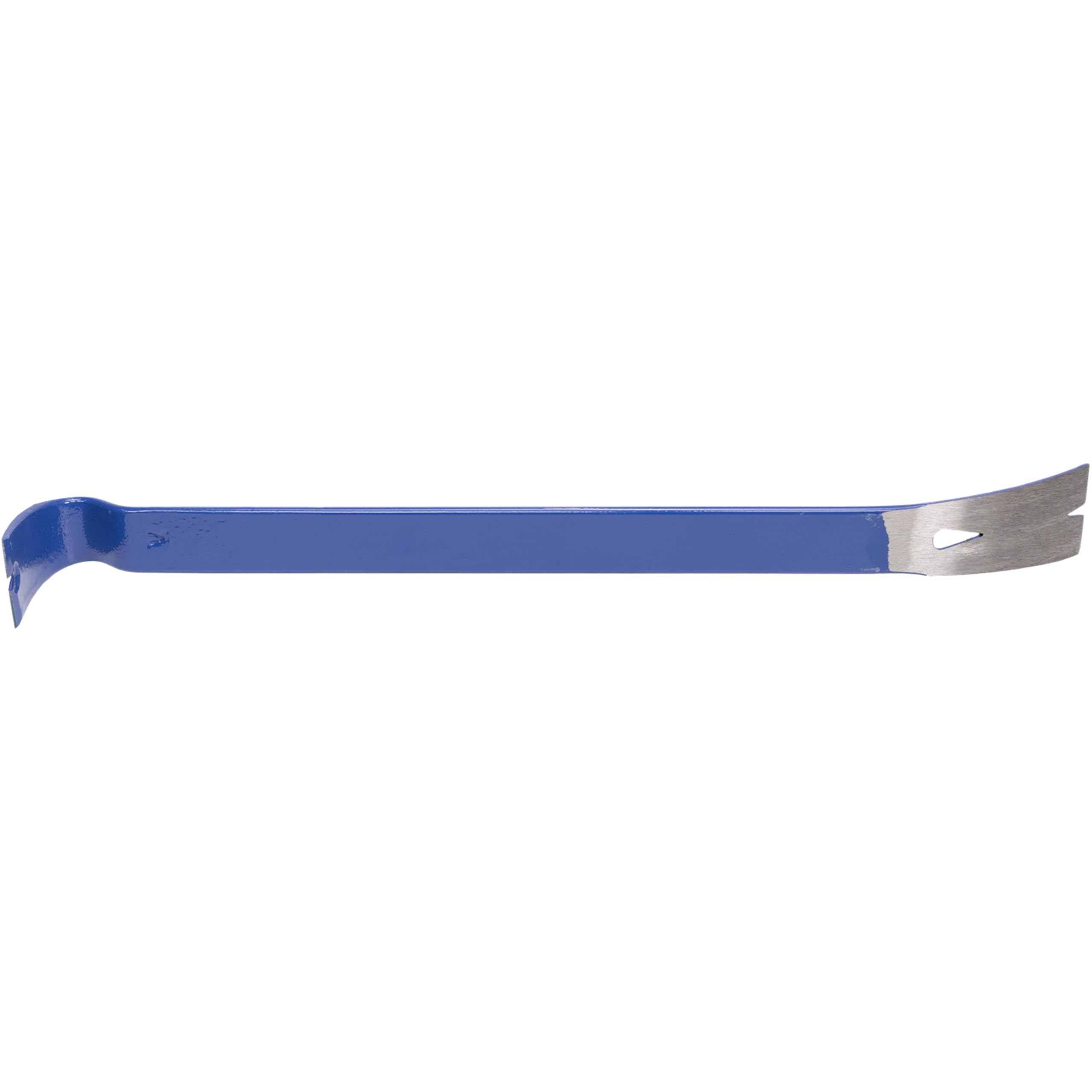 The Vaughan Superbar 21inch nail-slots pry bar eases nail removal