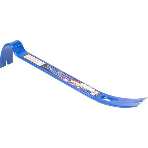 Vaughan Superbar with shepherd's crook head enhances prying power for molding removal