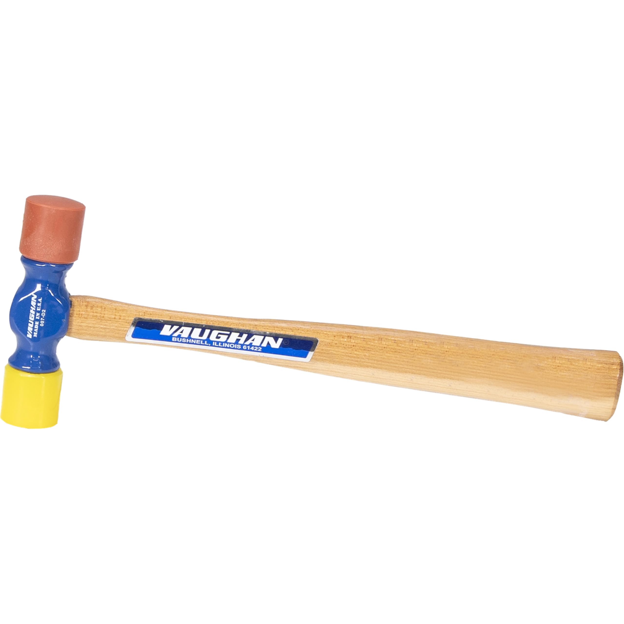 Vaughan weather-resistant clear lacquer protects the handle outdoors.