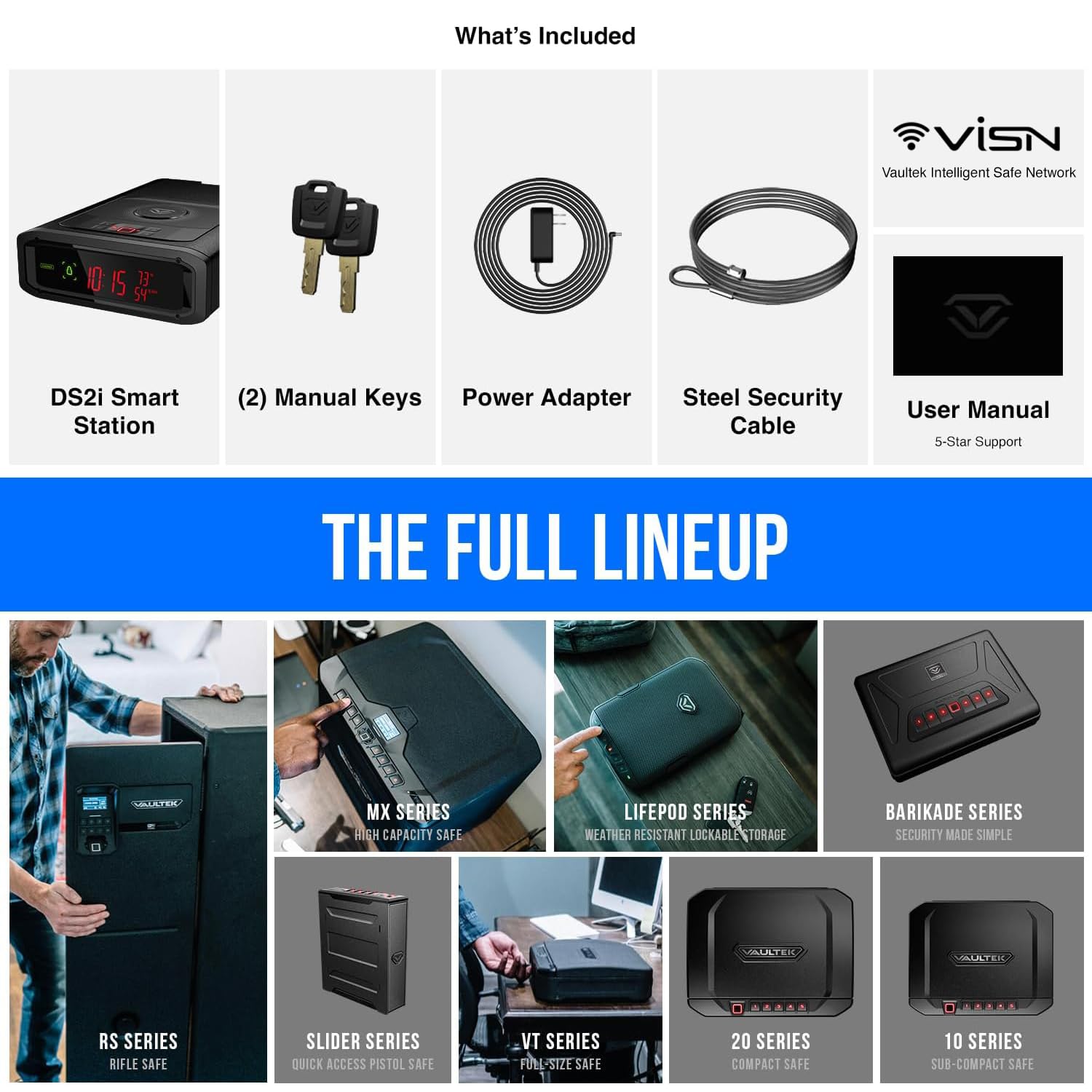 VAULTEK Safe anti-theft design helps deter tampering
