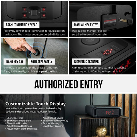 VAULTEK Smart Station auto-open drawer for quick secure access
