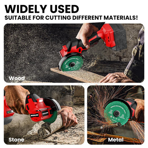 VAXCANZE safety start button with rubberized grip improves control.
