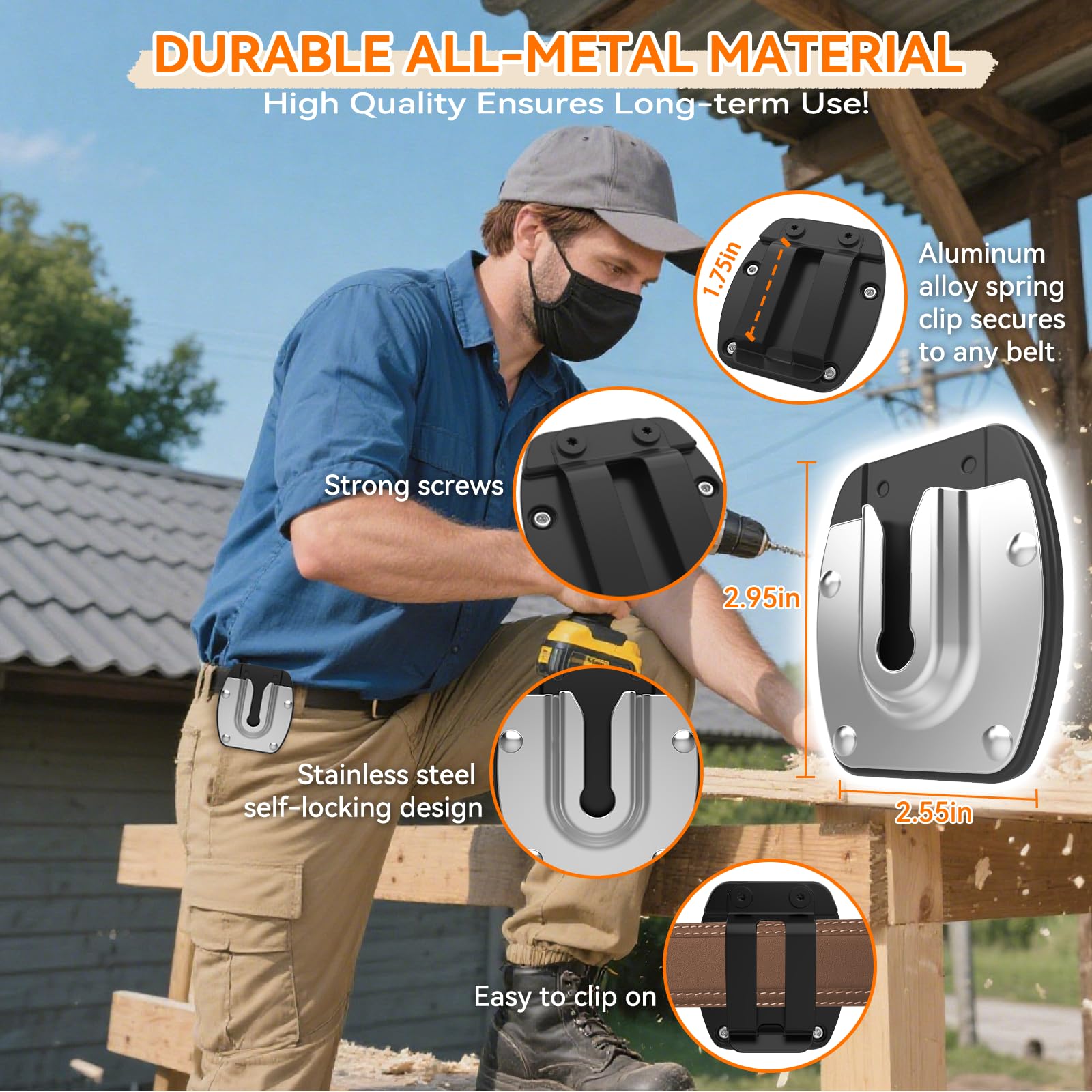 VAYAGARDEN all-metal construction with stainless steel and aluminum alloy for durability.