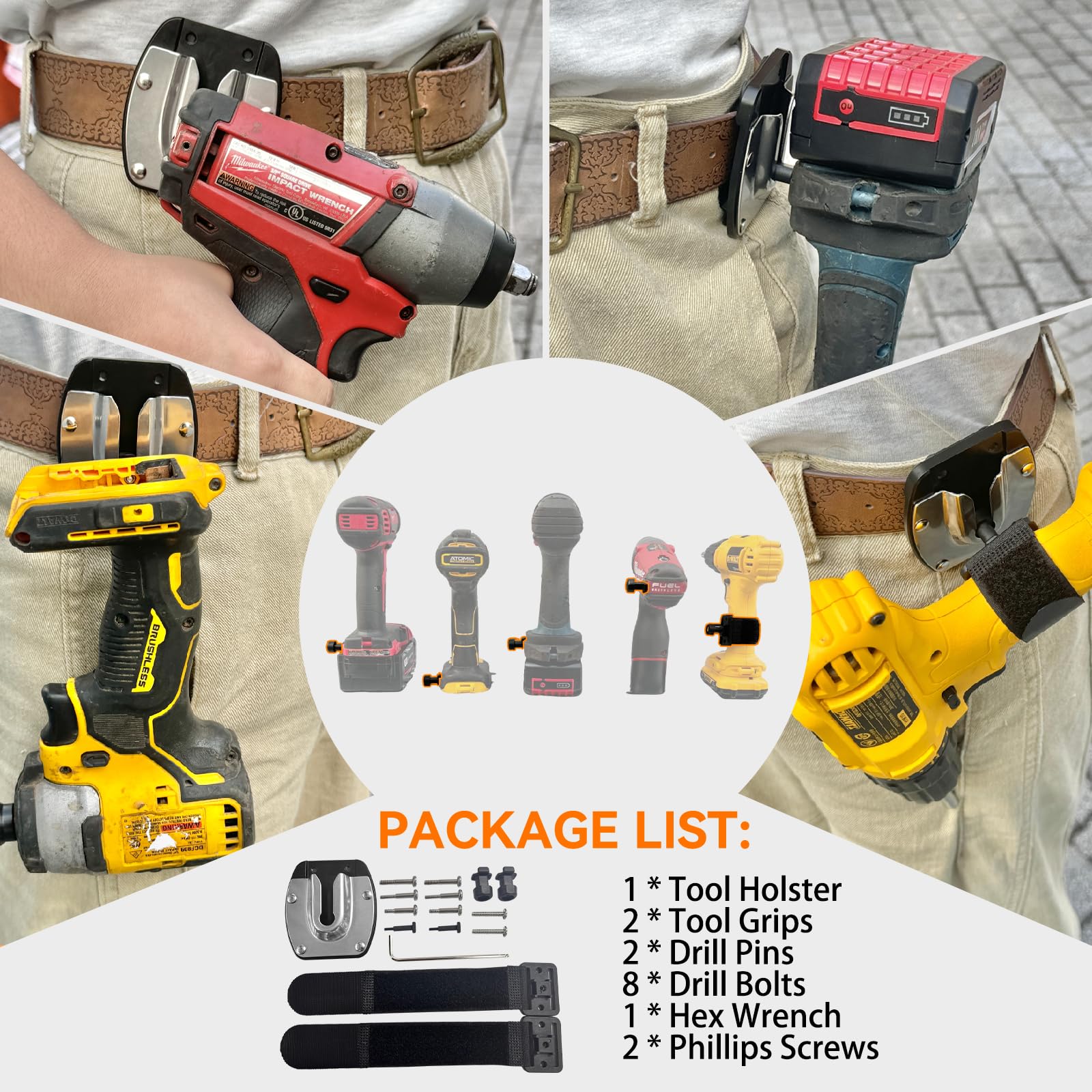 VAYAGARDEN gravity self-locking design keeps tools secure during movement.