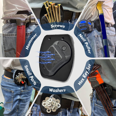 VAYAGARDEN magnetic clip-back attachment ready for one-handed use