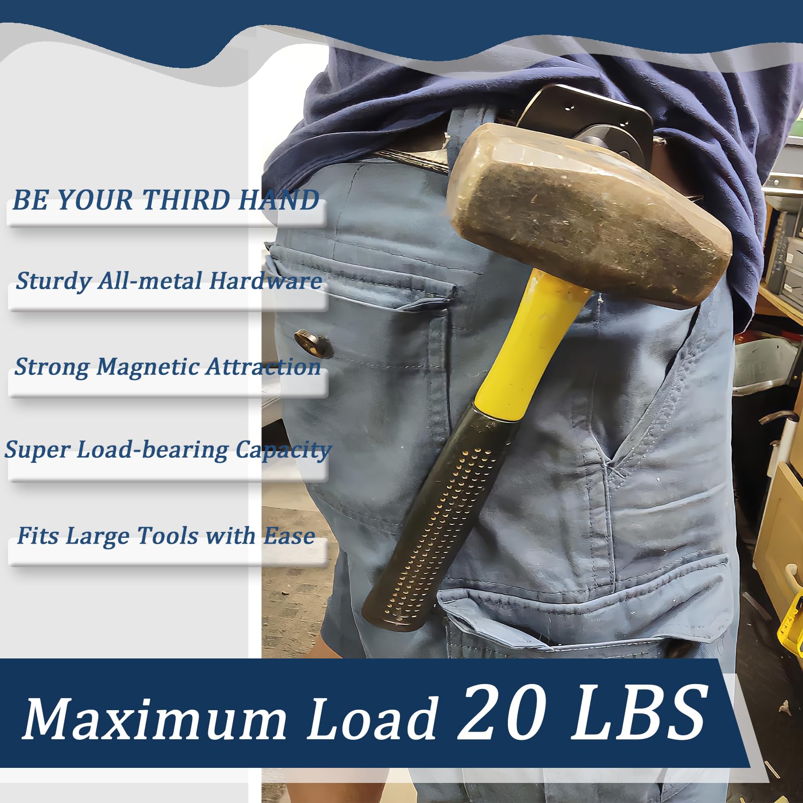 VAYAGARDEN neodymium magnets securely holding screws and nails