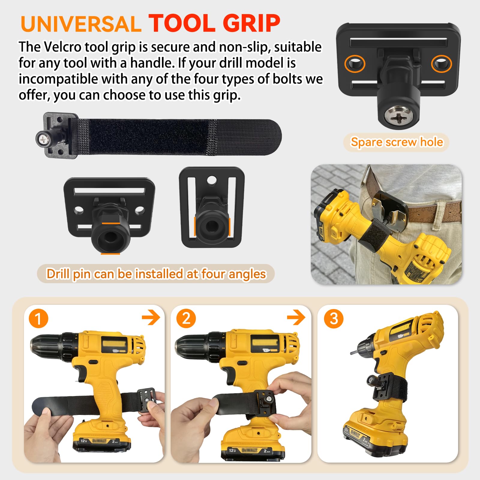 VAYAGARDEN worker on-site using holster for efficient tool access.