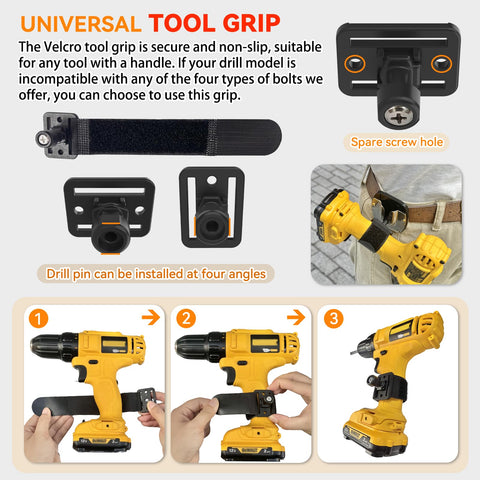 VAYAGARDEN worker on-site using holster for efficient tool access.