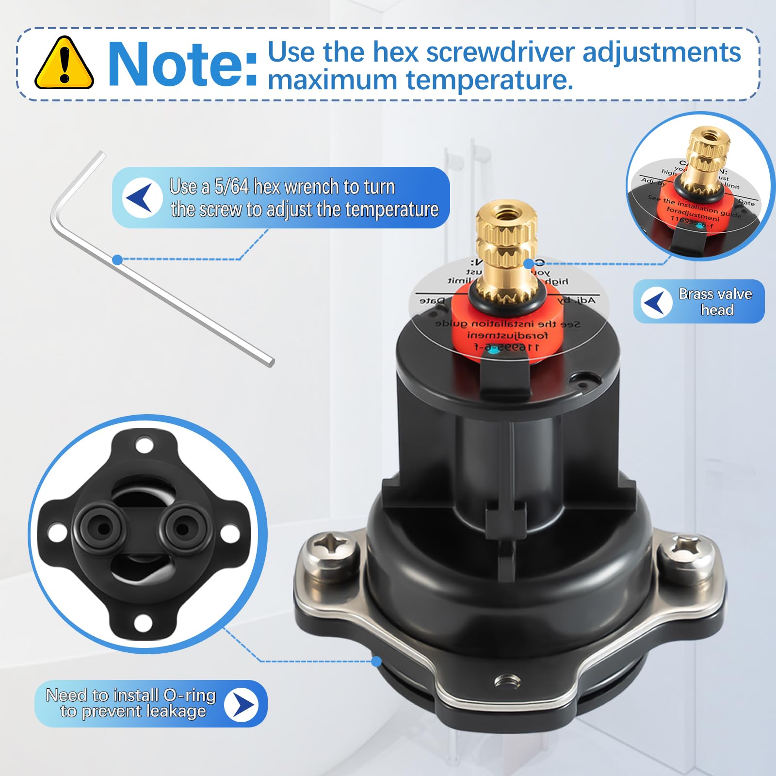 GP500520 balancing unit side view highlighting pressure balance capability