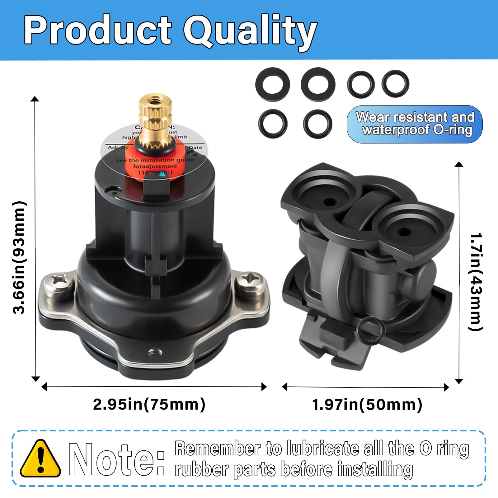 Vayolli GP500520 balancing unit maintains steady water pressure.