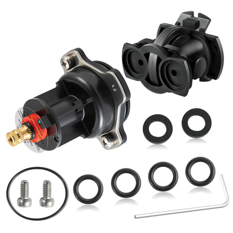Vayolli GP876851 mixer cap on Kohler valve for precise control.