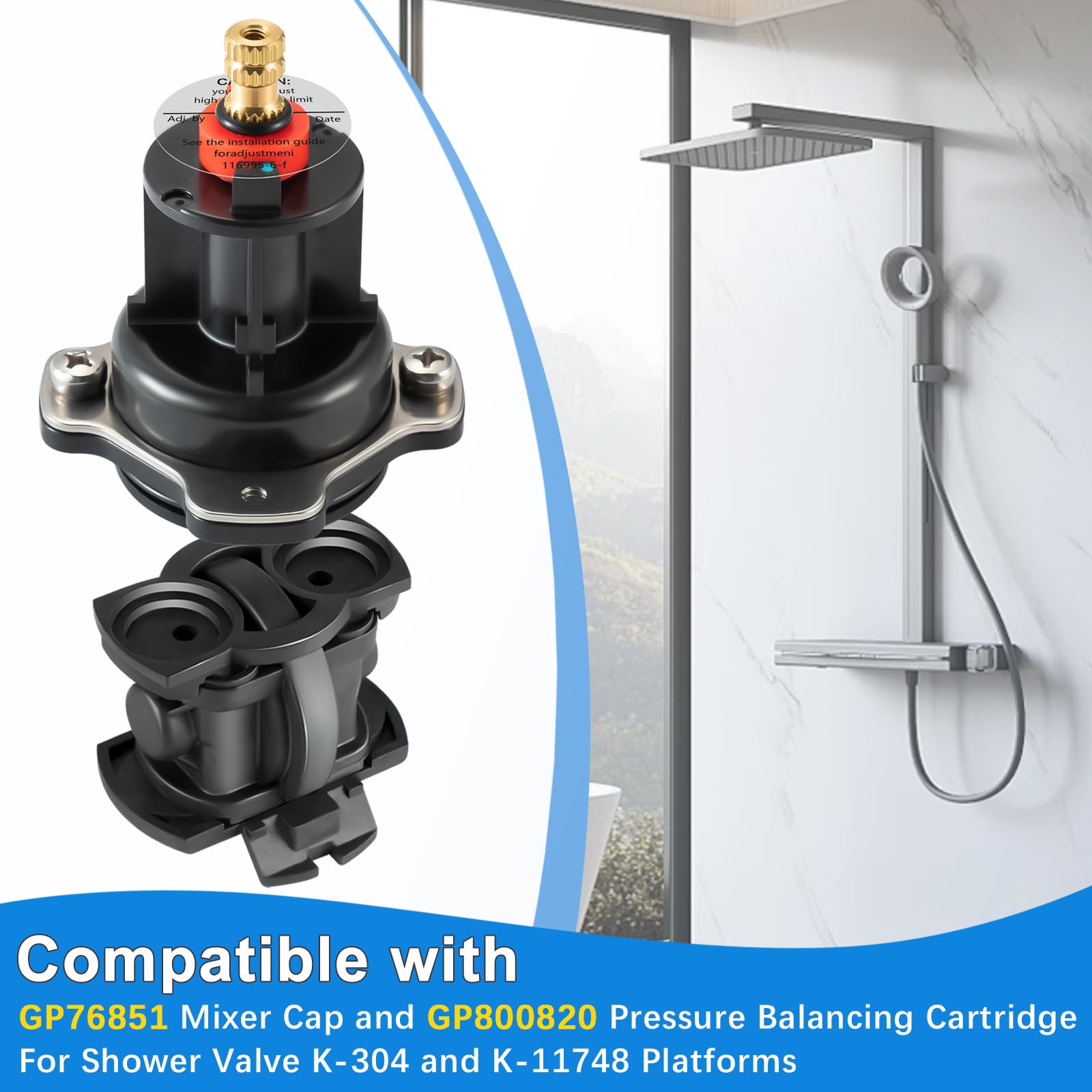 Sandpaper included for pre-installation cleaning and impurity removal.