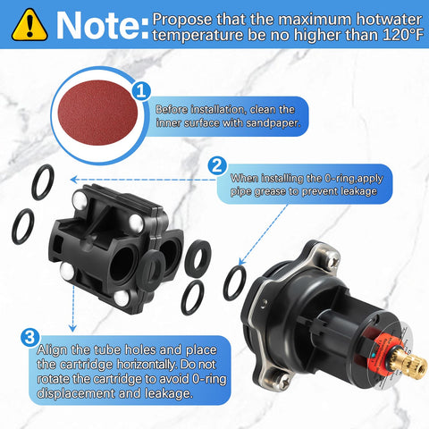 Diagram showing Vayolli fit with Kohler GP77759 compatibility