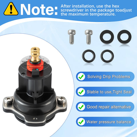 O-ring seating guide helps prevent leaks during installation.