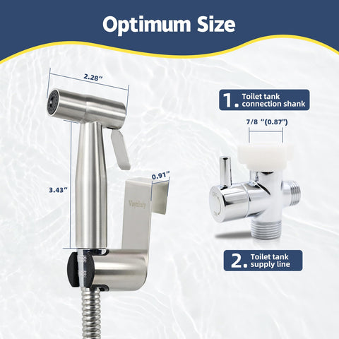 Vayzluiy 304 stainless steel spray head for lasting hygiene