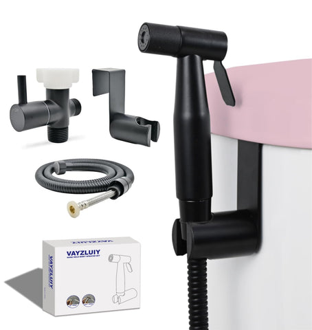 Vayzluiy bidet sprayer with brass valve for durable operation.