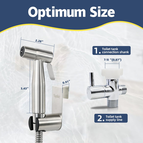 Vayzluiy leak-proof hose ensures mess-free installation.