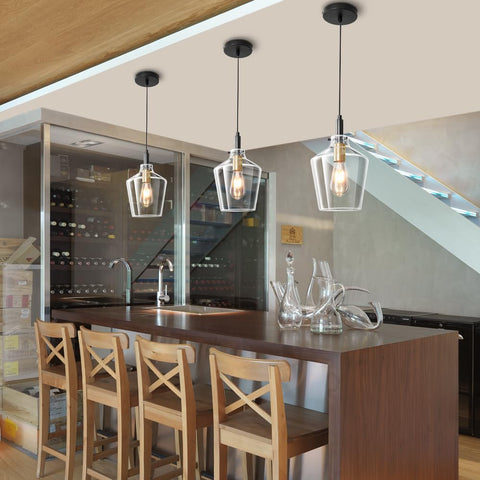 Vaziden clear glass shade close-up showing durable, pristine appeal