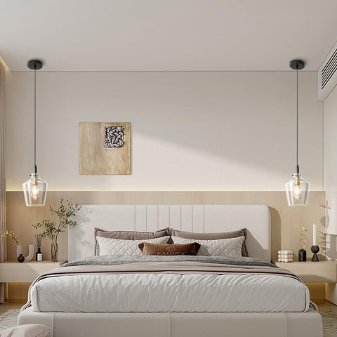 Vaziden clear glass shade delivers timeless ambiance and durability