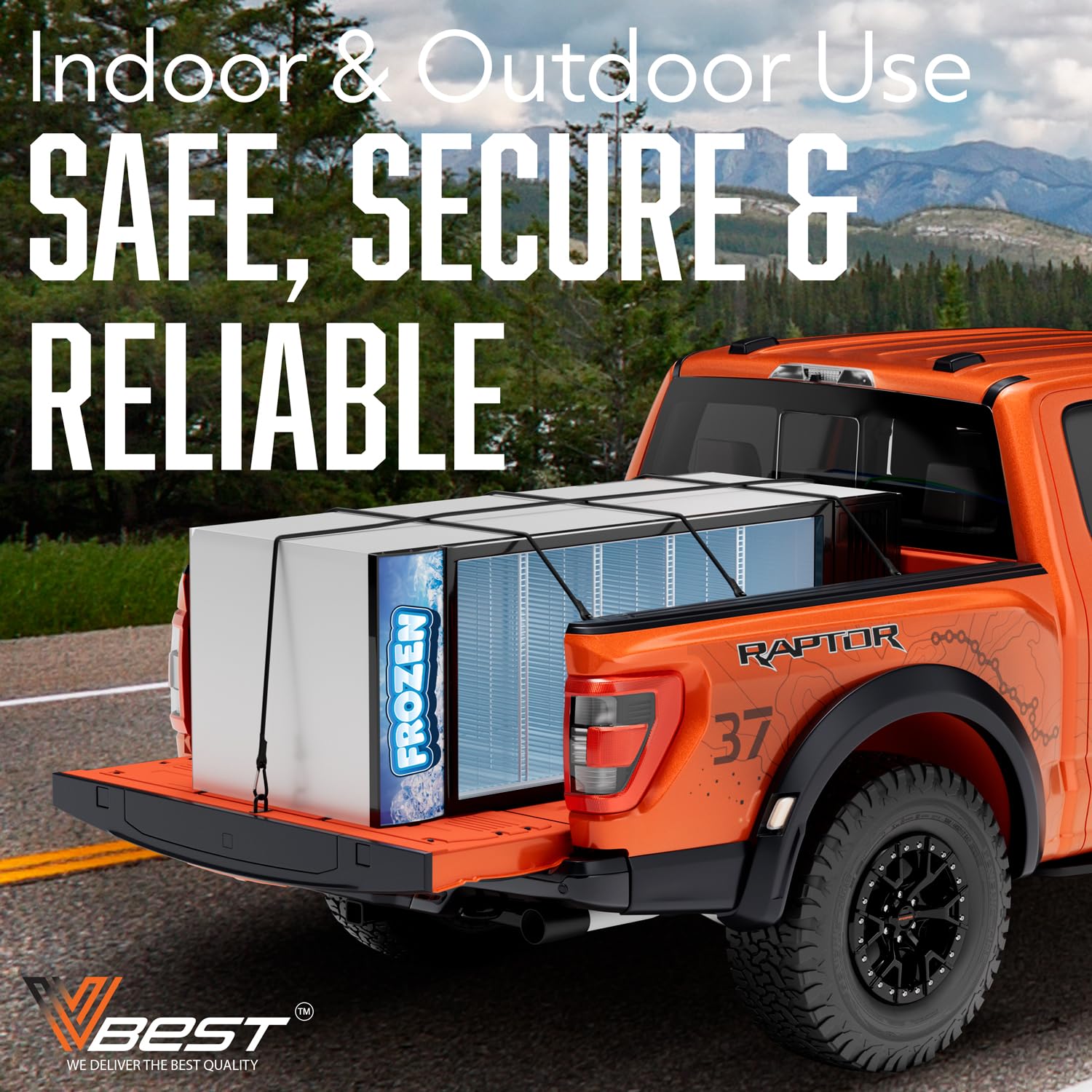 VBEST 8mm-core heavy-duty cords highlight strong elasticity and secure holds