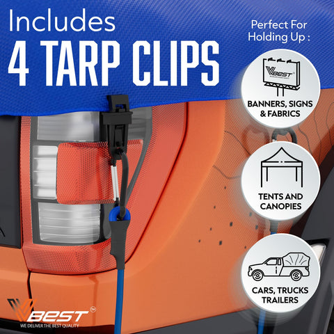 VBEST secure cargo on bikes, canopies, and kayaks with bungee cords