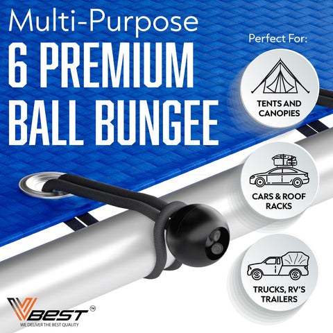 VBEST tarp clips included with the set attached to tarps