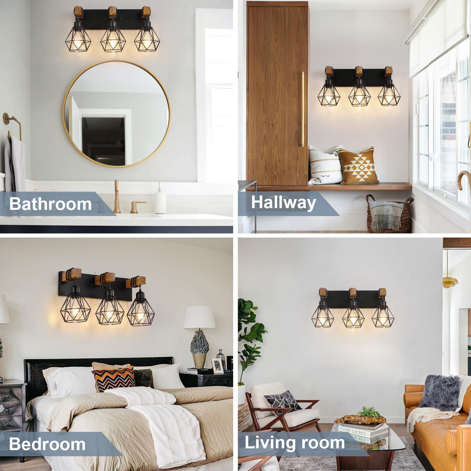 VbiTmn hallway vanity light adding warm welcome and guiding glow
