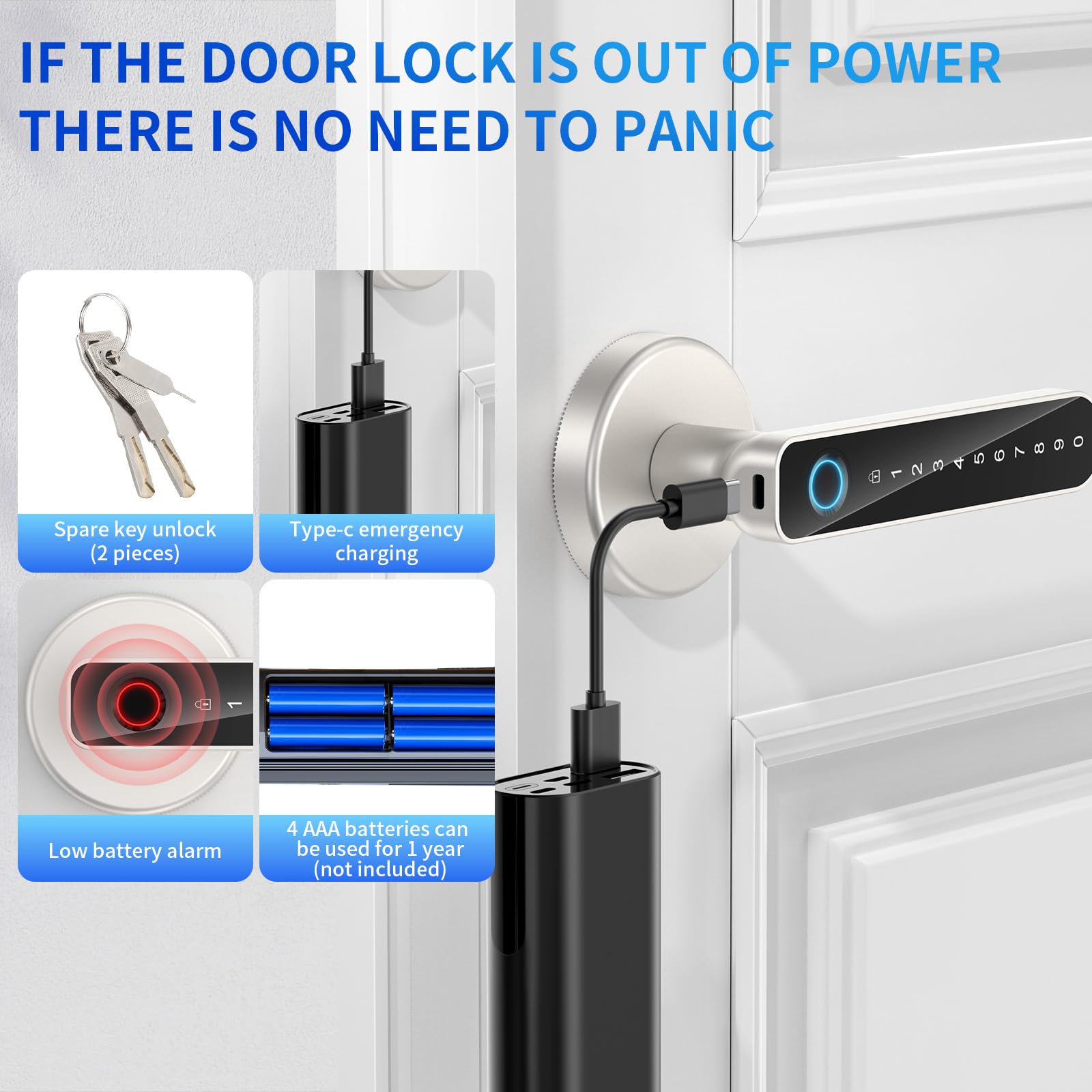 VBUFKRIT battery low indicator helps avoid lockouts and alerts users