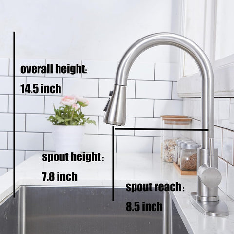 VC CUCINE 360-degree spout rotation enables full sink access