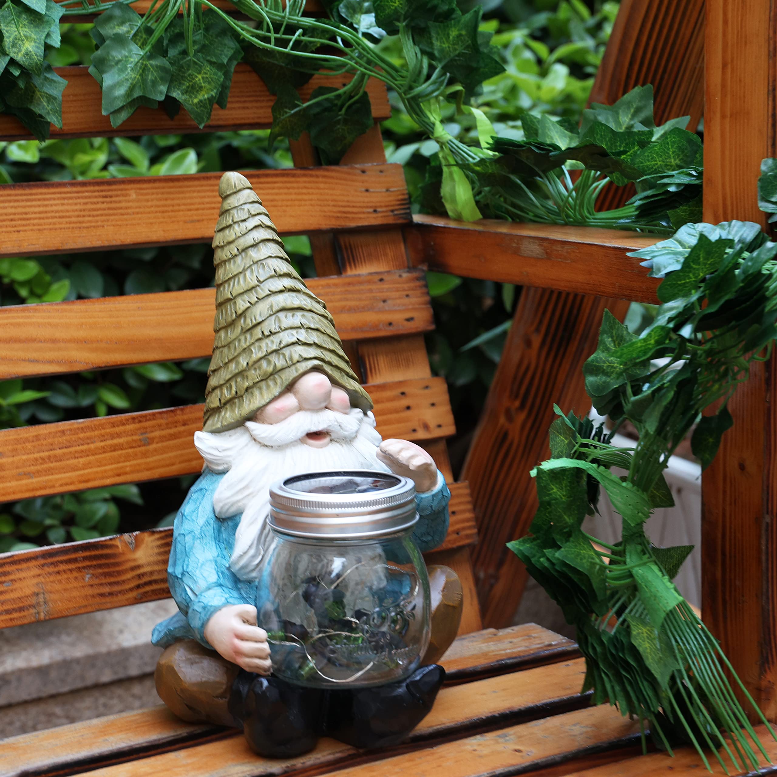Vcdsoy Firefly LED bulbs create a gentle night glow in gardens.