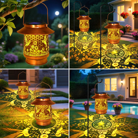 Vcdsoy upgraded LEDs offer brighter, vivid hummingbird silhouettes.