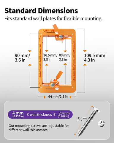 Ideal for home theater and office cable layouts
