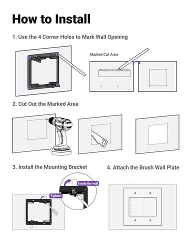 VCELINK two-pack faceplates with bracket and 18-month warranty for peace of mind.