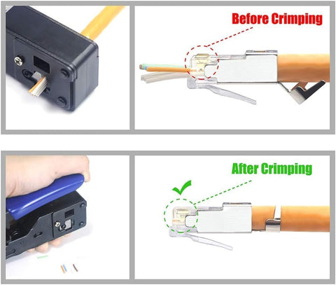 VCELINK shielded modular plugs reduce interference for high-speed networks