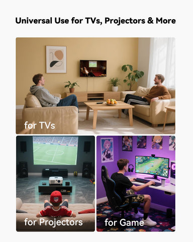 VCELINK TV cable management setup for a polished home theater