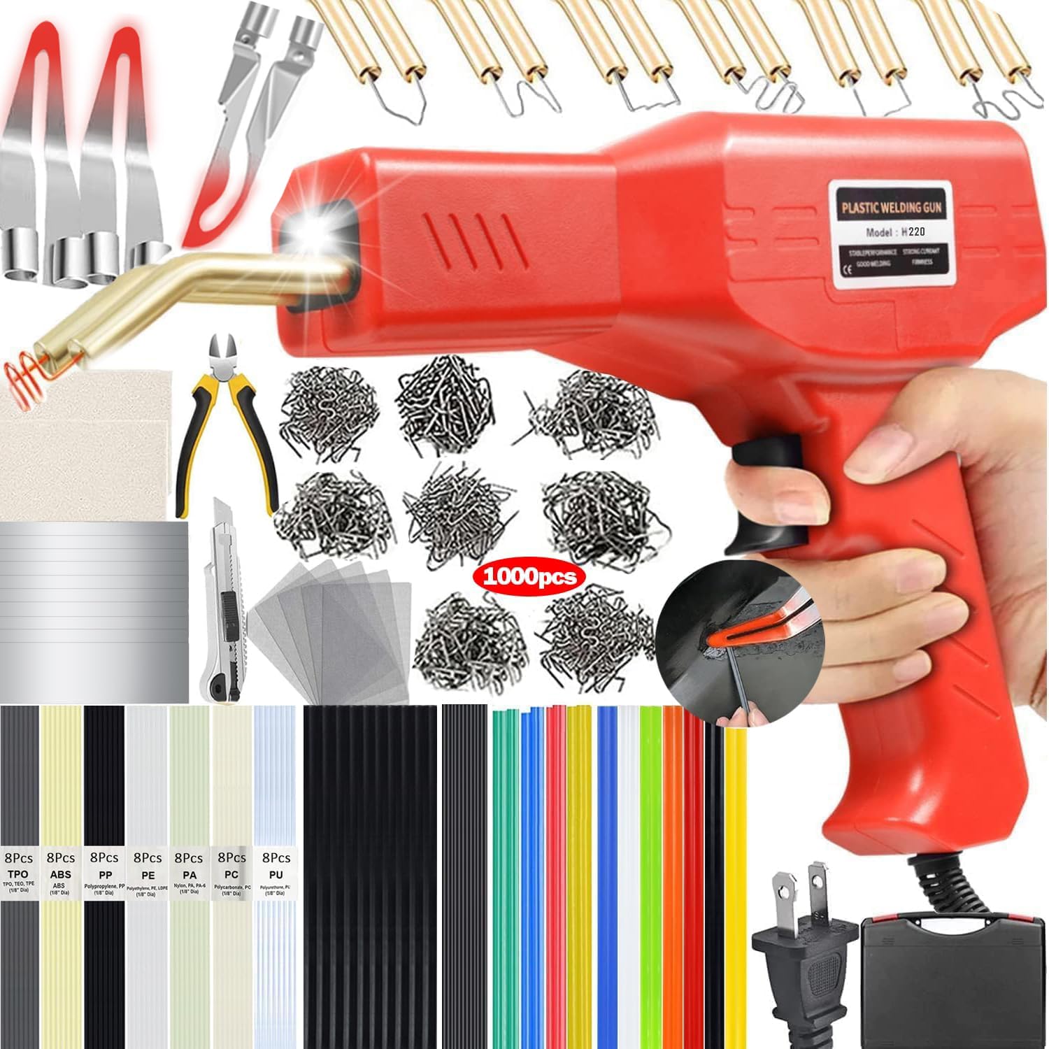 VCTSELITY complete welding kit packaging with tools and accessories