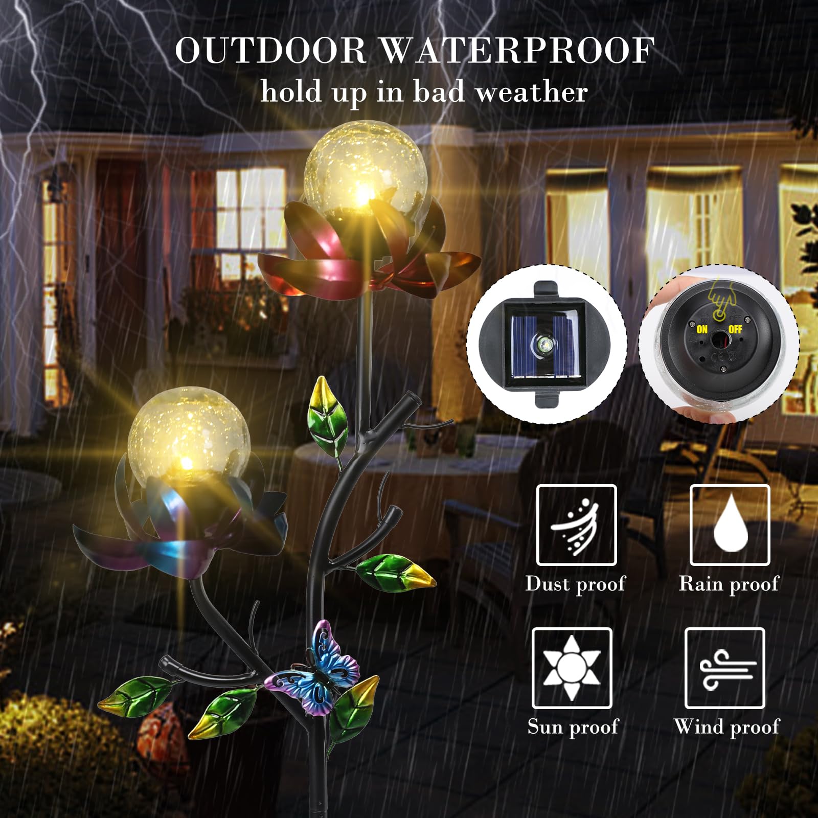 VCUTEKA perfect patio decor and gift idea for garden lovers