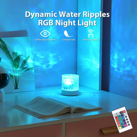 Vcwtty ocean wave projection on ceiling for relaxing ambience