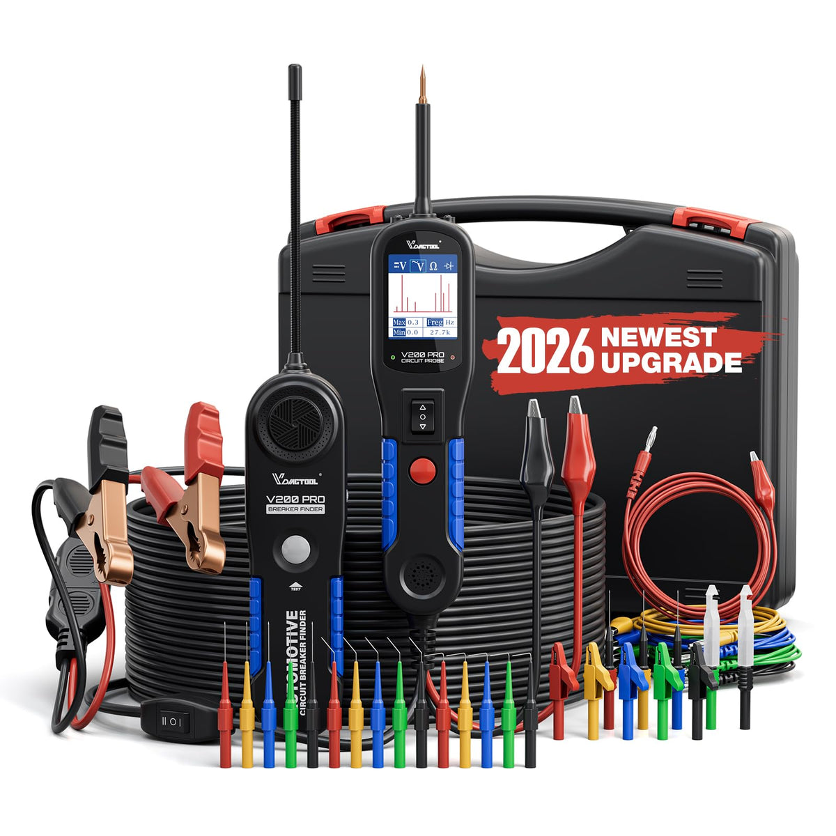 VDIAGTOOL V200 PRO upgrade kit front view for quick automotive diagnostics