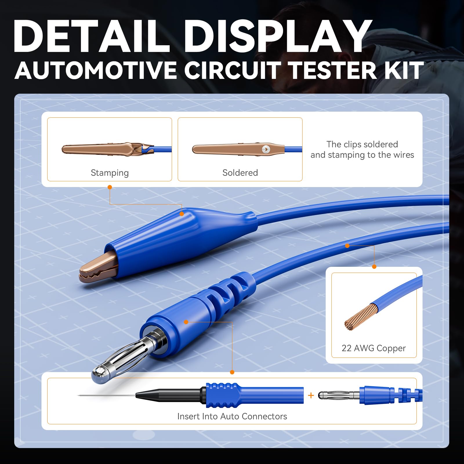 VDIAGTOOL V200 PRO wire piercing probes protect cables while probing sensors