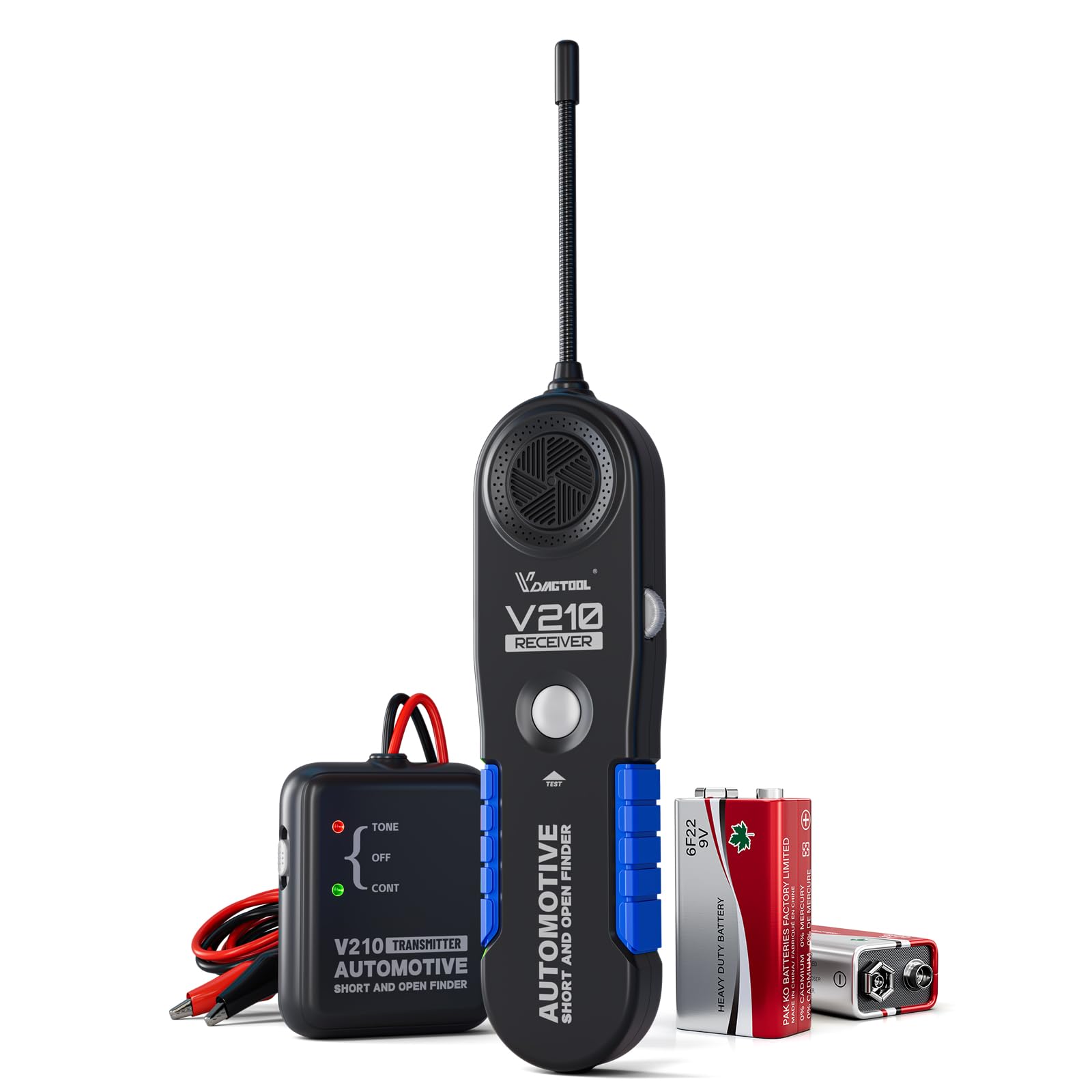 VDIAGTOOL V210 transmitter enabling precise circuit tracing without insulation damage