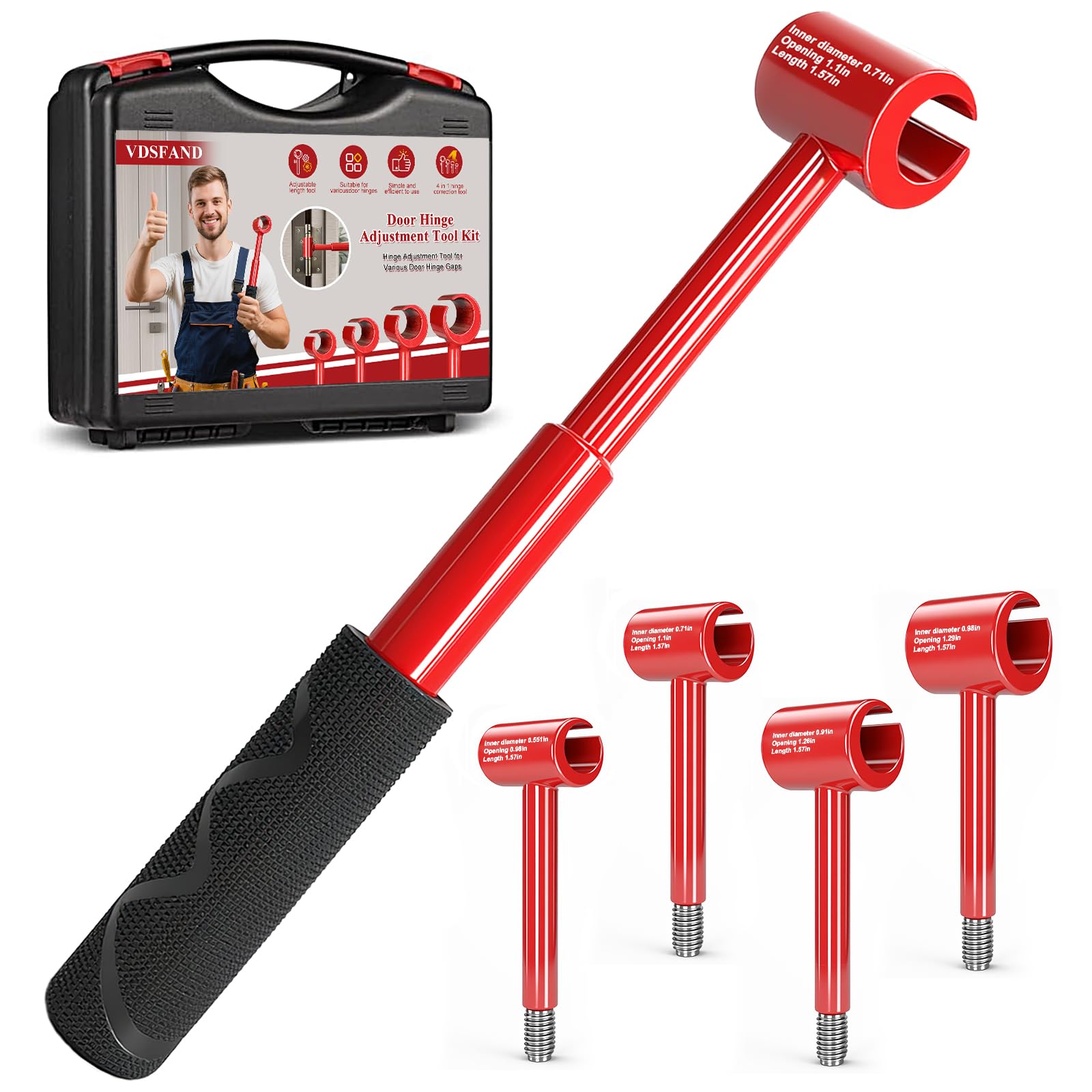 Vdsfand 4-in-1 hinge adjustment tool kit for precise door alignment